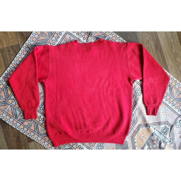 Vintage UNLV Las Vegas Champion Crewneck Pullover Red Sweater M - Picture 3 of 4